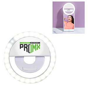 HS2405-SHOW TIME SELFIE CELL PHONE LIGHT-White